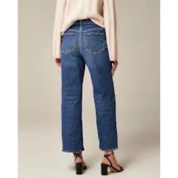 J. Crew Petite Slim Wide Leg Jeans - Picture 2 of 9